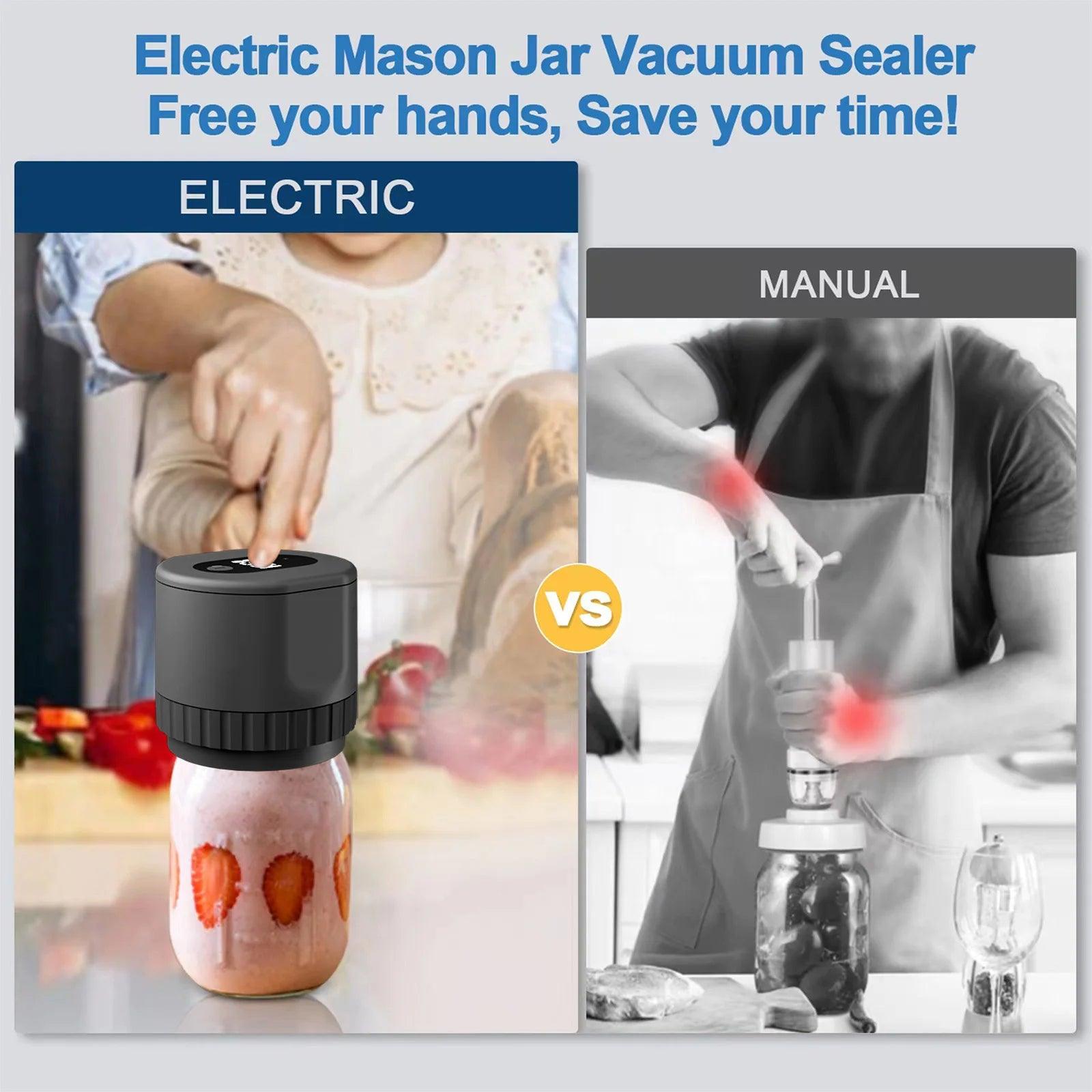 Electric Mason Jar Vacuum Sealer - STYLUX